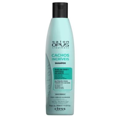 Imagem de Shampoo Cachos Incríveis Salon Opus 350ml Cless com Óleo de Coco e Kar
