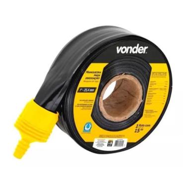 Imagem de Mangueira Irrigação Micro Perfurada 15m Gramado Jardinagem - Vonder