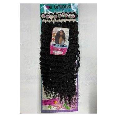 Imagem de Cabelo Bio Fibra Onduladinho 75cm 300g Be Unique Bela Garota - oem, 2