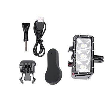 Imagem de Luz de vídeo LED de mergulho de 30 m para câmeras de ação XiaoYi com 3 modos de iluminação