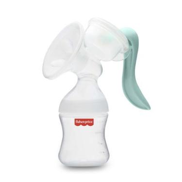 Imagem de Extrator de Leite Materno Manual Branco e Verde 130ml Fisher Price - BB321 BB321