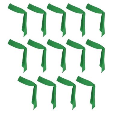 Imagem de PATIKIL Tiaras de cabeça, 14 peças, faixa de cabeça de karatê Ninja ajustável, esportiva, com absorção de suor, para treino para homens e mulheres, corrida, tênis, ioga, verde