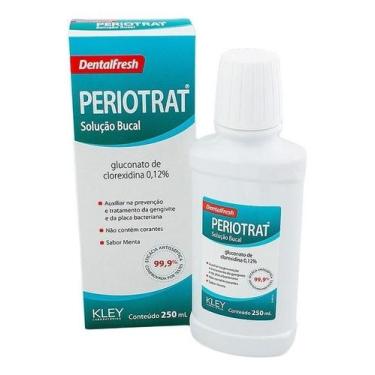 Imagem de Solucao Antisseptico Bucal Periotrat Menta 250ml - Kley Hertz