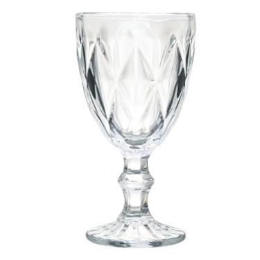 Imagem de Taça Modelo Diamante Transparente Em Vidro - 240ml - Class Home