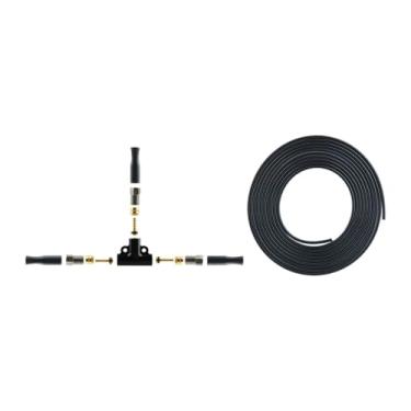 Imagem de Pegciuho Conector hidráulico do soldador de óleo hidráulico kit de mangueira de freio hidráulico Acessórios de modificação da linha de óleo Acessórios para, T Shaped