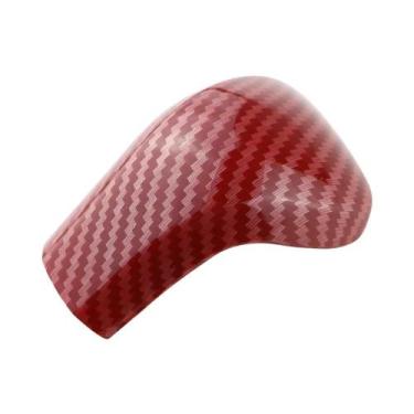 Imagem de Capa de Botão de Câmbio ABS com Fibra de Carbono para Ford Everest/Ran