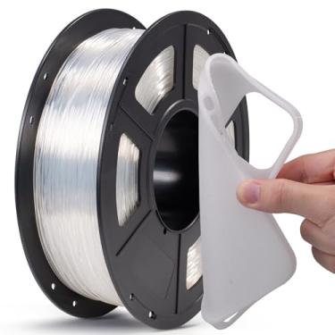 Imagem de ANYCUBIC Filamento Tpu 1,75 Mm, Macio E Flexível Para Impressora 3D 95A, Precisão Dimensional De +/- 0,02 Impressão Com A Maioria Das Impressoras Fdm, Carretel 1 Kg, Transparente