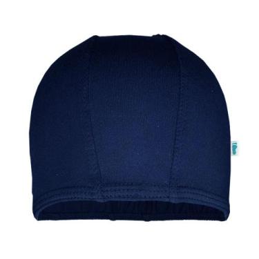 Imagem de Touca de Natação Adulto Pé na Água, Marinho