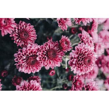 Imagem de 2 Quebra-Cabeças Inclusivos 60 peças Flores para Mentes Inteligentes -