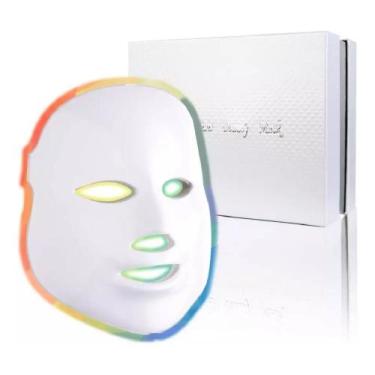 Imagem de Máscara Led Fototerapia Facial Rosto 7 Cores - Connectcell