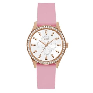 Imagem de Relógio Guess Feminino Rosa Silicone Gw0359L3