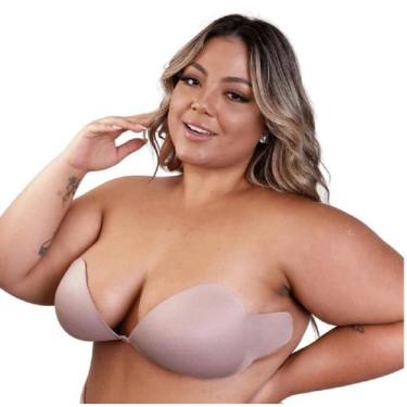 Imagem de Sutiã Adesivo Plus Size Invision Lov 236, Chocolate, 50