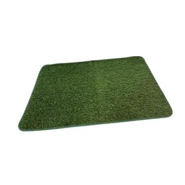 Imagem de Generic Tapete higiênico de grama artificial para cães, acessórios para gaiolas de grama falsa, tapete para penico doméstico, substituição de para caixa de, 46 Cm X 71 Cm