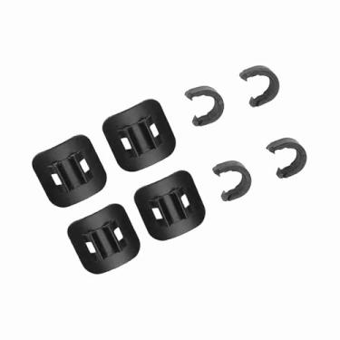 Imagem de Drfeify Guia do Cabo do Freio de Bicicleta Seguro de Estrutura de Liga de Alumínio para Bicicleta de montanha- 4 Pcs C Fivela para Ciclistas