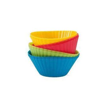 Imagem de Forma para Cupcake em Silicone 6 Unidades - Tentação Santos