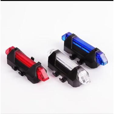 Imagem de Lanterna Traseira Bike Sinalizador Bicicleta Luz de Led Usb