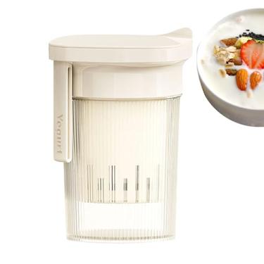 Imagem de Coador para iogurte | Saco de malha ultrafina, coador de iogurte, queijo, iogurte | Ferramenta de separação de soro de leite pequena reutilizável para prensa de soro de leite, utensílios de cozinha