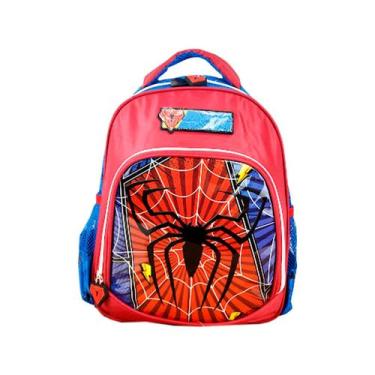 Imagem de Mochila Infantil Aranha Mochila Super Herói - DENLEX, Vermelho