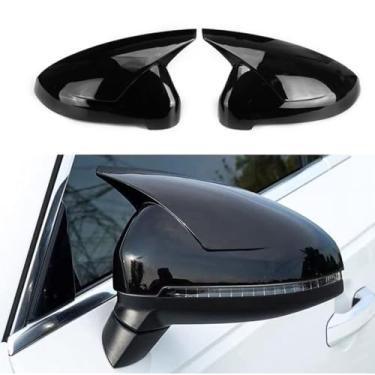 Imagem de XITER Tampa do espelho lateral retrovisor lateral para Audi A4 B9 A5 S4 2017-2024, fibra de carbono