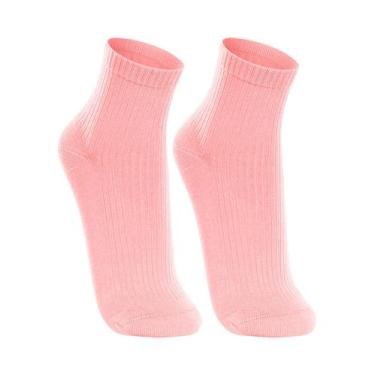 Imagem de Kit/2 Meia Cano Médio Lupo 04571-088 Feminina Basic Algodão T. 34/39, 