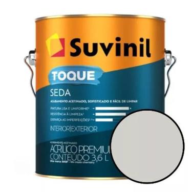 Imagem de Tinta Para Parede 3,6l Toque Seda Acetinado Suvinil - Crômio - SUVINIL