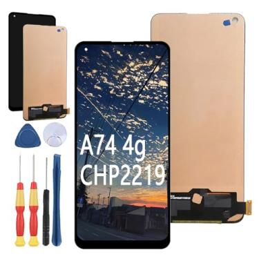 Imagem de Yuxyiony Nova tela de substituição para Oppo A74 4G CHP2219 tela de reparo de tela LCD e acessórios de ferramenta de substituição
