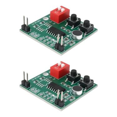 Imagem de Create idea 2 peças de módulo de voz gravável 35s DIY chip de gravação de som com indicador LED suporta flash externo caixa de cartão de felicitações leitor de som