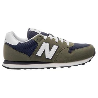 Imagem de Tenis masculino new balance 500 v2, Verde, Branco, 40