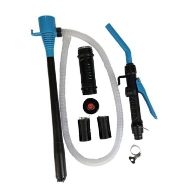 Imagem de Generic Ferramenta de troca de óleo, extrator de óleo, bomba de transferência de combustível multifuncional portátil controlável para barco, Branco, Azul