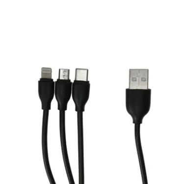 Imagem de Cabo USB Turbo, 3 Em 1, V8 Usb C Lightning, 3 Metros