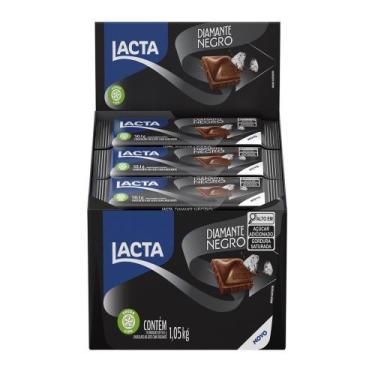 Imagem de Chocolate Lacta Diamante Negro 50,1g - Caixa com 21 Unidades