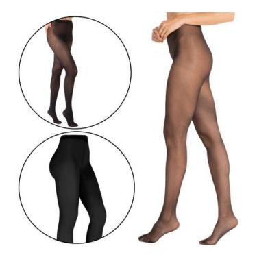Imagem de Meia Calça Trifil Feminina Classica Modelo Europeu Fio 20, Preto, U