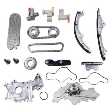 Imagem de ZDKK Kit de corrente de distribuição AW6023 AT4Z6306A para Ford Edge/Lincoln MKZ/Mazda CX-9 e Mercury 2007-2010 3.5L-3.7L – Restaura o tempo da válvula reduz o ruído, melhora a aceleração evita falhas