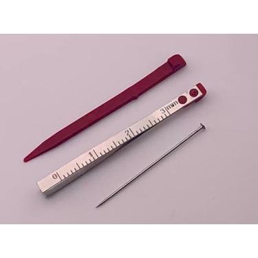 Imagem de Peças de reposição para palito de dente Victorinox + pinças + pino para canivete suíço pequeno de 58 mm (vermelho)