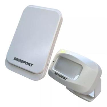 Imagem de Anunciador De Presenca Com Sensor Branco Ref. 7930 - Brasfort
