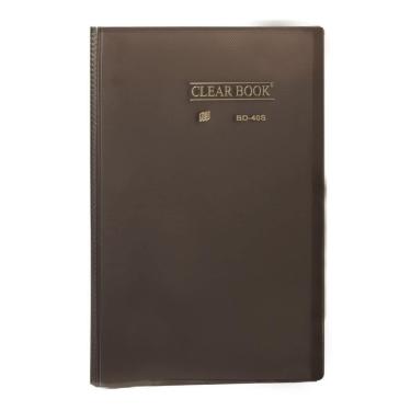 Imagem de Pasta Catálogo Clear Book 40 Sacos Ofício Polipropileno