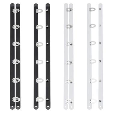 Imagem de NBEADS 6 pares de corpete de aço inoxidável de 2 cores, fecho de espartilho de 32 cm com 6 ganchos para costurar, corpete feminino, modelador de cintura, botões de espartilho de casamento