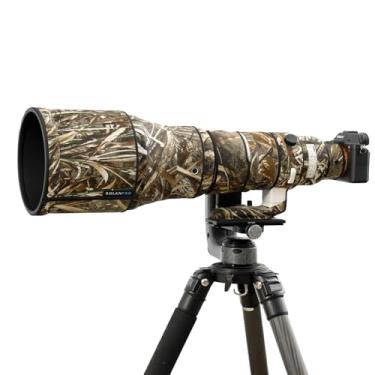 Imagem de ROLANPRO Casaco de camuflagem de lente para Sigma 300-600 mm F4 DG OS Sports Capa de proteção de lente capa de proteção para lente - # 9 Grass impermeável