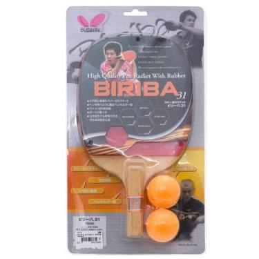 Imagem de Ping-Pong Raquete Tênis de Mesa Butterfly Biriba Caneta - Tacolândia