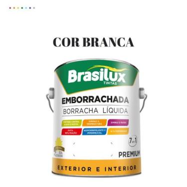 Imagem de Tinta Borracha Líquida Para Parede Cor Roxo Brasilux 3,2l Acrílica Lav