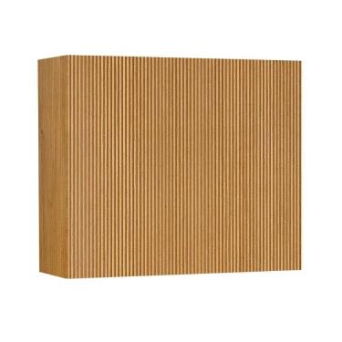 Imagem de Armário De Cozinha Madeira Aéreo 2 Portas E Prateleiras Dakota Valdemóveis Cinamomo