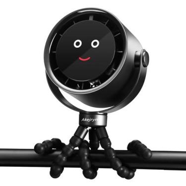 Imagem de Ventilador de carrinho de criança Akejrym Portable com Air Turbo Tech 