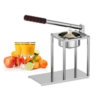 Imagem de HENGJINGTR Espremedor manual de mesa, extrator de suco de laranja, ferramenta dedicada para espremer frutas frescas, extração de suco eficiente, doce e delicioso, adequado para várias frutas