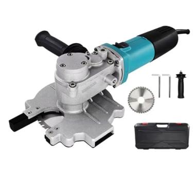 Imagem de AISINILALAO Cortador de vergalhão portátil 220V/50Hz, corte até 3/2 polegadas (4-40Mm) Vergalhão, cortador de vergalhão de concreto de aço de alta potência adequado para canteiros de obras (1680W)