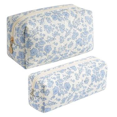 Imagem de Bolsa de maquiagem JOVAKIT Bolsa de cosméticos acolchoada para mulhere