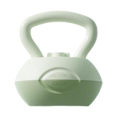 Imagem de Colaxi Kettlebell com água, agachamentos com kettlebell para exercícios, uso doméstico, academia esportiva feminina, equipamento de ginástica doméstica, Verde