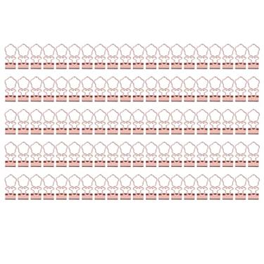 Imagem de 100 Clipes de Papel Pequenos Dos Pces, Grampos Pequenos Portáteis Bonitos do Metal, Grampos Coloridos Brilhantemente da Pasta para a Organização do Documento (Girassol)