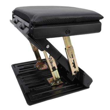 Imagem de Zhjvihx Resto de pé Sob a Mesa, Apoio de pé Ajustável Em 4 Com Carga Máxima de 140 Libras, Descanso de pé Ergonômico Dobrável para Carro, UnderDesk, Casa, Trem, Viagem, Escritório