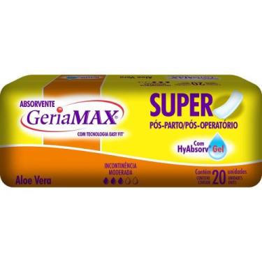 Imagem de Absorvente geriamax com 20 unidades - Ever Green