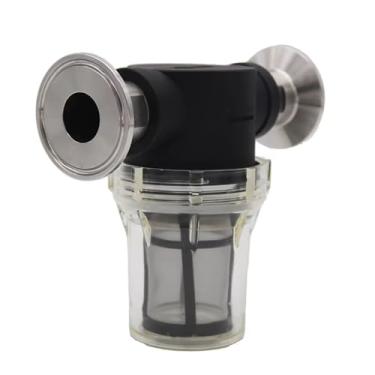 Imagem de Filtro de cerveja artesanal TC de aço inoxidável 304 de 1,5 pol., 150 mícrons (malha 100) para cerveja e água, 1 unidade